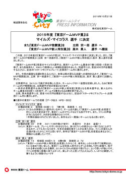 マイルズ・マイコラス 選手 に決定