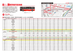 新幹線市街地線バス時刻表