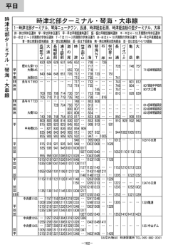 平日 時津北部ターミナル・琴海・大串線