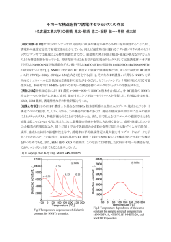 不均一な構造を持つ誘電体セラミックスの作製