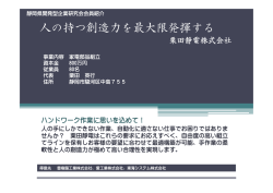 人の持つ創造力を最大限発揮する