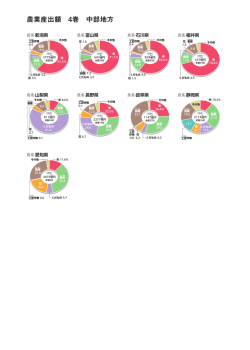 農業産出額 4巻 中部地方