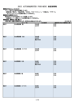 原産国情報はこちら