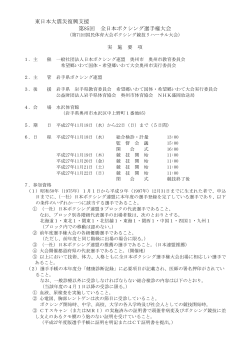 第85回全日本ボクシング選手権大会実施要項(PDF 138KB)