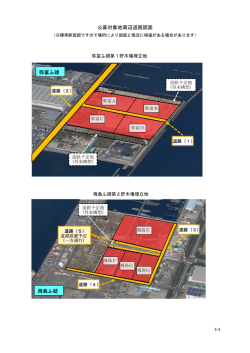 分譲地周囲道路断面図（PDF