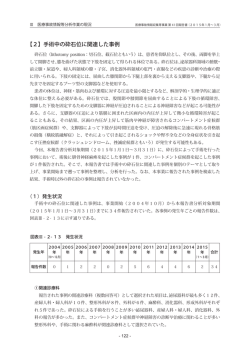 手術中の砕石位に関連した事例