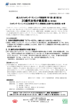 （年1回・週1回）は 20歳代女性が最高値（性・年代別）