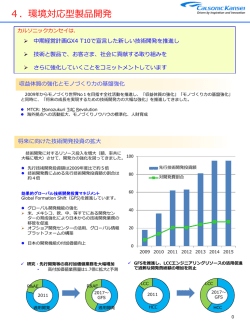 4．環境対応型製品開発 - カルソニックカンセイ