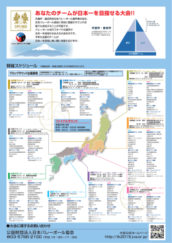 ブロックラウンド開催情報・参加チーム一覧 (pdf・9月3日現在)