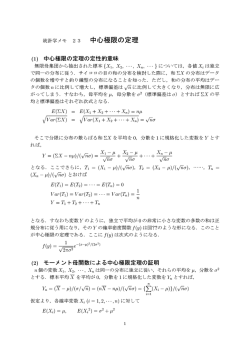 中心極限の定理