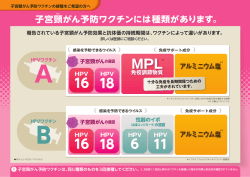 子宮頸がん予防ワクチンには種類があります。