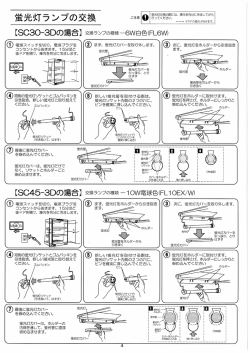 蛍光灯ランプの交換