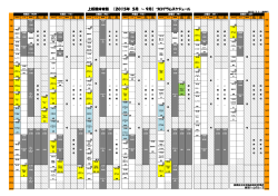 上板橋体育館 【2015年 5月 ～ 9月】 プログラム