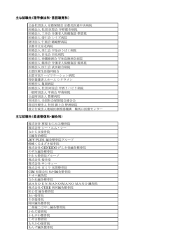 主な就職先