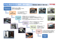 ラック設置工事について