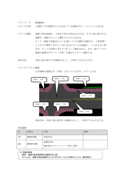 工期終了日が設置日に入力されている地物がありません。