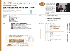 ［企画力・表現力・説得力］を強化するビジネストレーニングコース