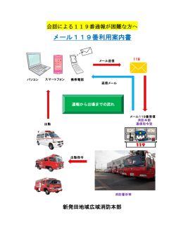 メール119番利用案内書