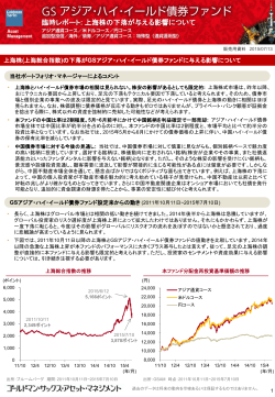 臨時レポート: 上海株の下落が与える影響について