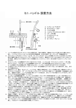 ミニハンドル設置手順［PDF］