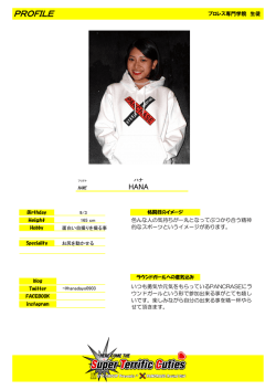 ラウンドガールプロフィール