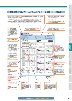 DTX-1800付属ソフト LinkWare出力レポートの解説