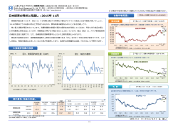 日本経済の現状と見通し：2015年 11月