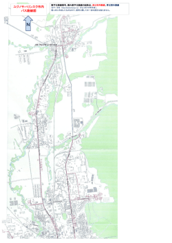 ユジノサハリンスク市内 バス路線図