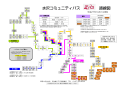 水沢コミュニティバス 路線図
