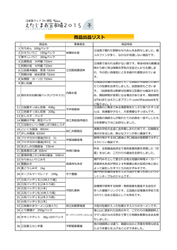 出店者リストPDFファイル - えたじまブランド.com