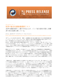 世界の船会社廃船数最新リスト - NGO Shipbreaking Platform