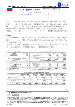 ロシア 個別株 レポート