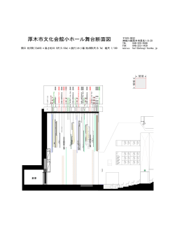 小ホール断面図 (PDF 122KB)