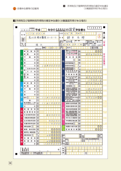 3 所得税及び復興特別所得税の確定申告書B（分離譲渡所得がある場合）