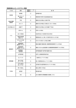 愛媛医療センターバリアフリー情報