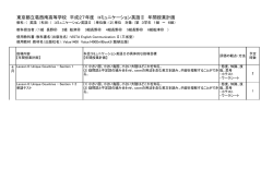 東京都立葛西南高等学校 平成27年度 コミュニケーション英語Ⅱ 年間