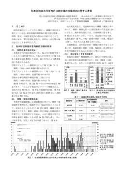 松本砂防事務所管内の砂防設備の損傷傾向に関する考察