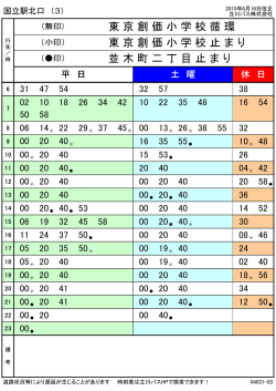 東 京 創 価 小 学 校 循 環 東 京 創 価 小 学 校 止 ま り 並 木 町 二 丁 目