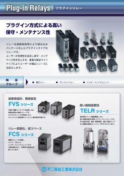 Plug-in Relays ～プラグインリレー