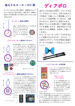 ヨーヨーのメカニズム