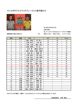 メダリストチーム 横山選手 岸選手