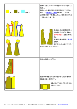 表 裏 接着芯 裁断した全てのパーツの端をほつれ