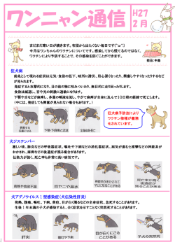 ワンニャン通信 H27