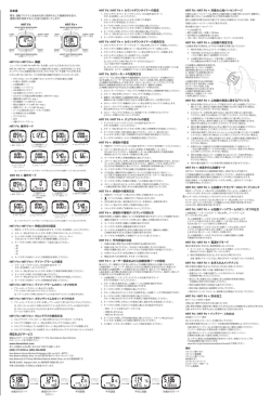 HRT Fit / HRT Fit +: 機能 HRT Fit: 操作モード HRT Fit / HRT Fit +: 対
