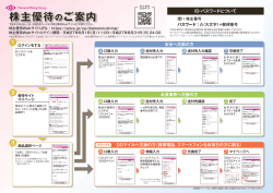 株主優待のご案内 - ダイヤモンドダイニング
