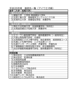 卒業生全員の進路が確定