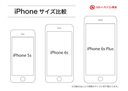iPhone サイズ比較