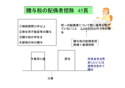 贈与税の配偶者控除 45頁