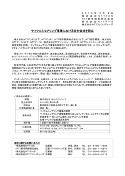 サイクルシェアリング事業における合弁会社を設立