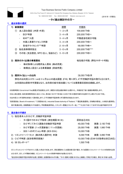 東洋ビジネスサービス株式会社料金表 - Toyo Business Group